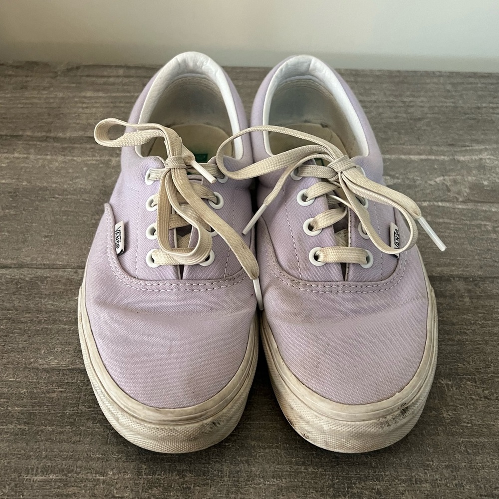 Vans Era Lace Up Shoes — Customs with Recycled Materials!